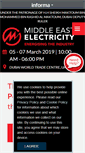 Mobile Screenshot of middleeastelectricity.com